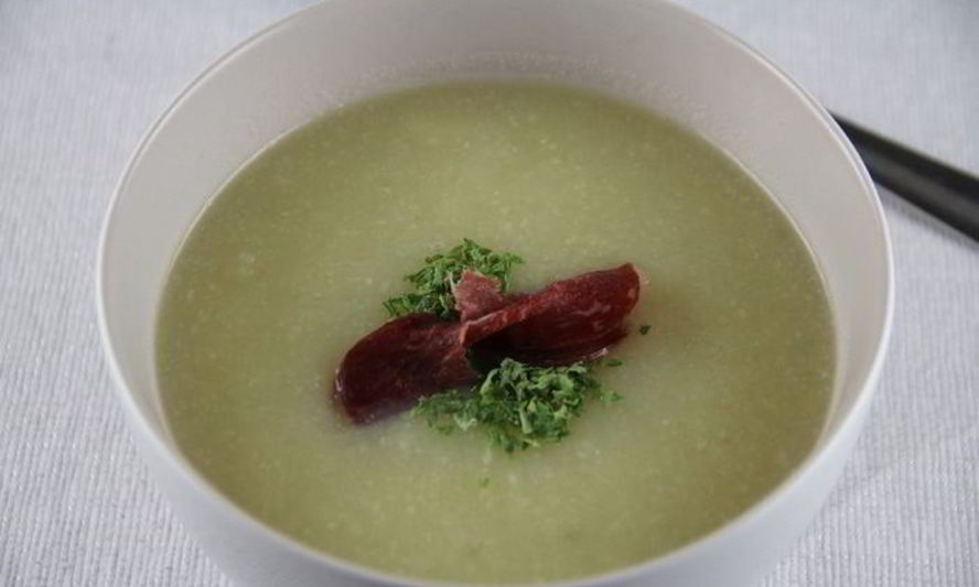 Рецепт супа-пюре из сельдерея и лука-порея