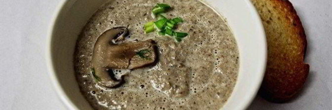 Суп-пюре из шампиньонов