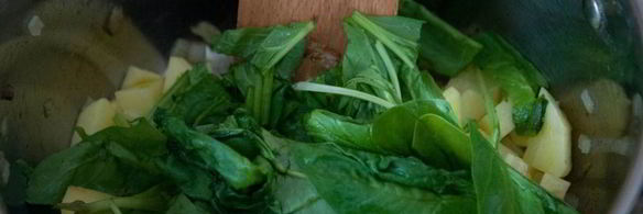 суп пюре из шпината