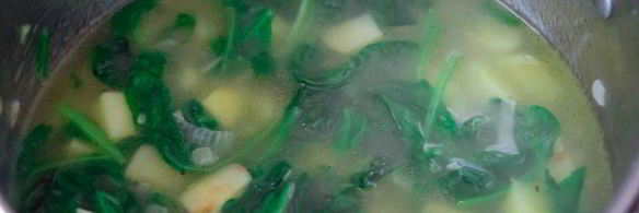 суп пюре из шпината