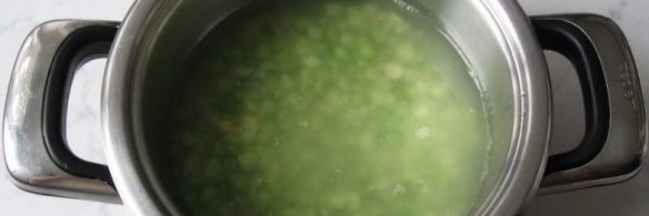 суп-пюре из сухого зеленого гороха
