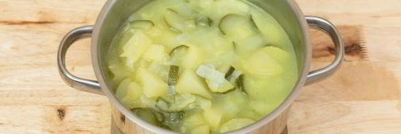 суп-пюре из цукини