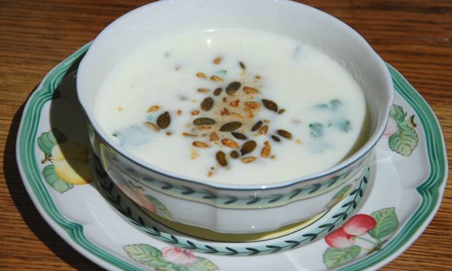 Рецепт супа-пюре из цветной капусты с имбирем