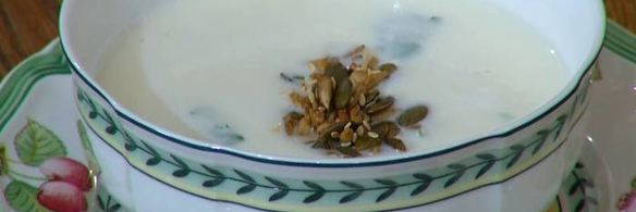 суп-пюре из цветной капусты с имбирем