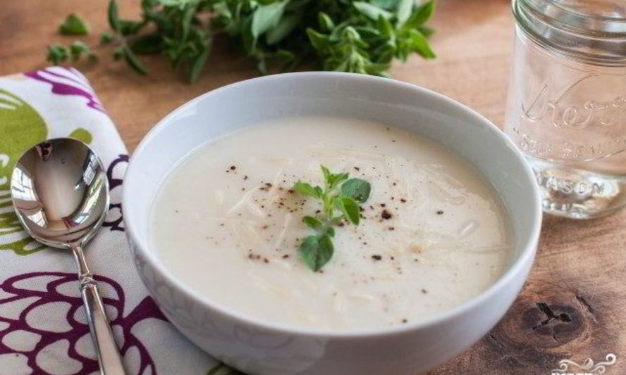 Рецепт супа-пюре из цветной капусты с сыром