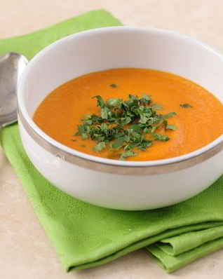 Суп-пюре из тыквы с лемонграссом