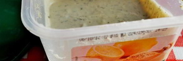 суп-пюре из тыквы с тахиной