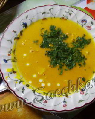 Суп-пюре из тыквы