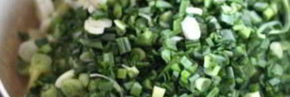 суп-пюре из зеленого лука