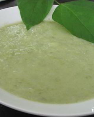 Суп-пюре из зеленой фасоли