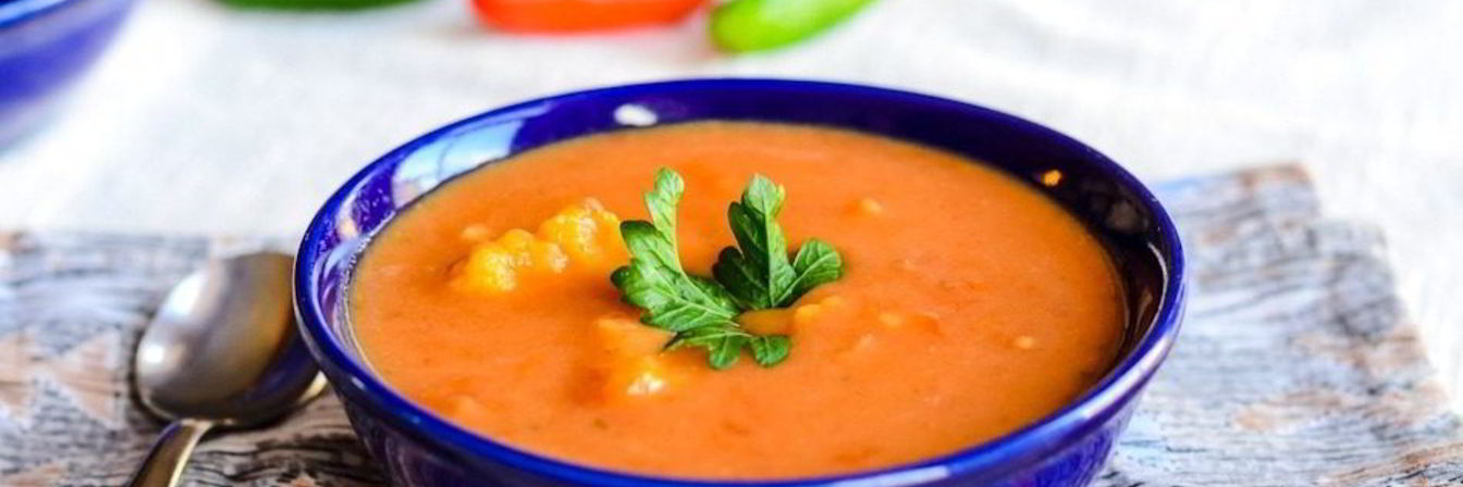 Суп-пюре овощной со сливками