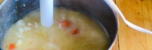 суп-пюре овощной со сливками