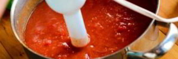 суп-пюре овощной со сливками