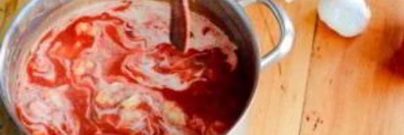 суп-пюре овощной со сливками