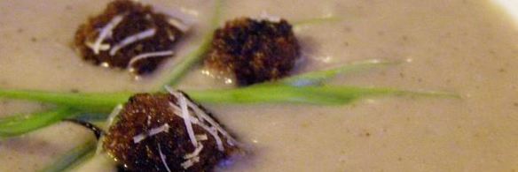 суп-пюре с белыми грибами