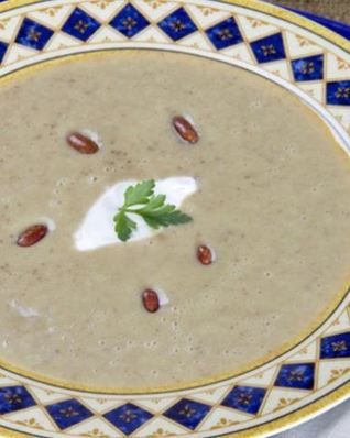 Суп-пюре с фасолью