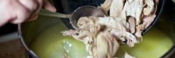 суп-пюре с курицей