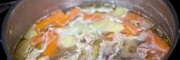 суп-пюре с курицей