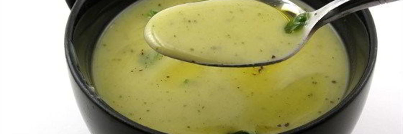 Суп-пюре с овечьим сыром