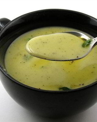 Суп-пюре с овечьим сыром