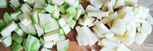 томатный суп-пюре с кабачками