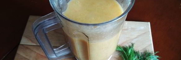 томатный суп-пюре с кабачками