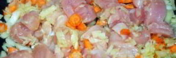 томатный суп-пюре с курицей