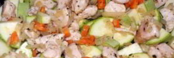 томатный суп-пюре с курицей