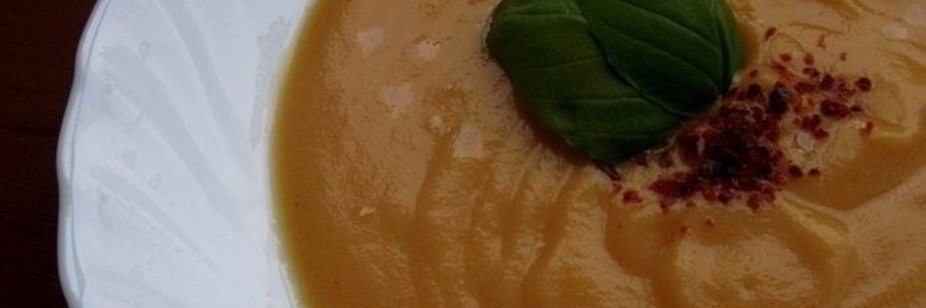 Тыквенный суп-пюре с белым вином