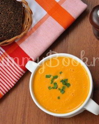 Тыквенный суп-пюре с имбирем