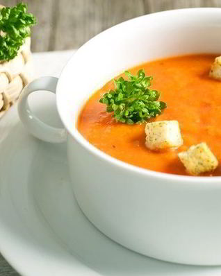 Тыквенный суп-пюре с сыром