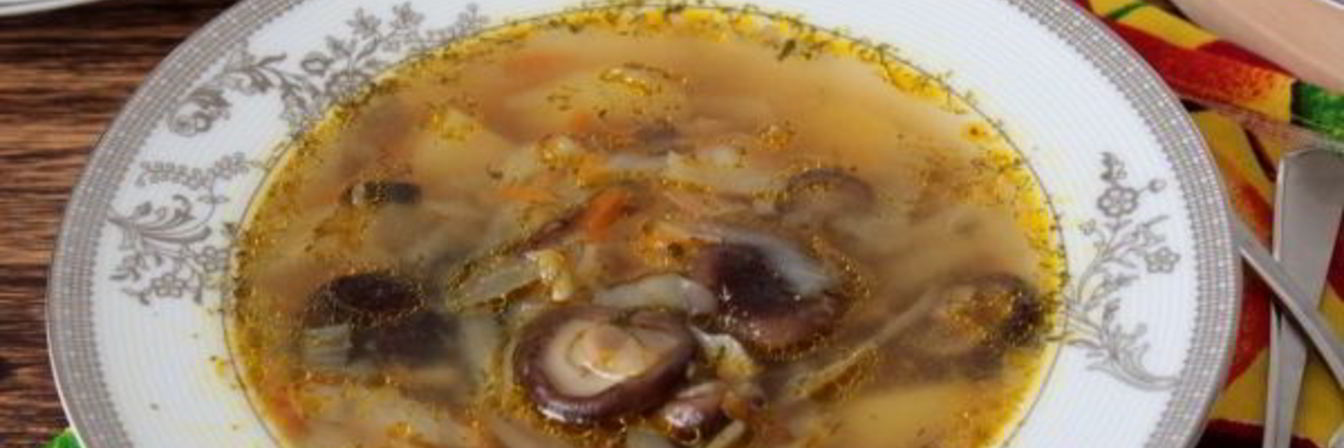 Суп с грибами в мультиварке