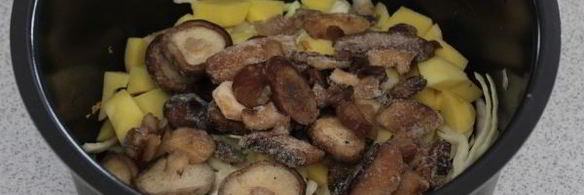 суп с грибами в мультиварке