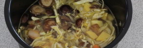 суп с грибами в мультиварке