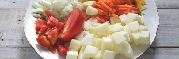 суп с кабачком и курицей