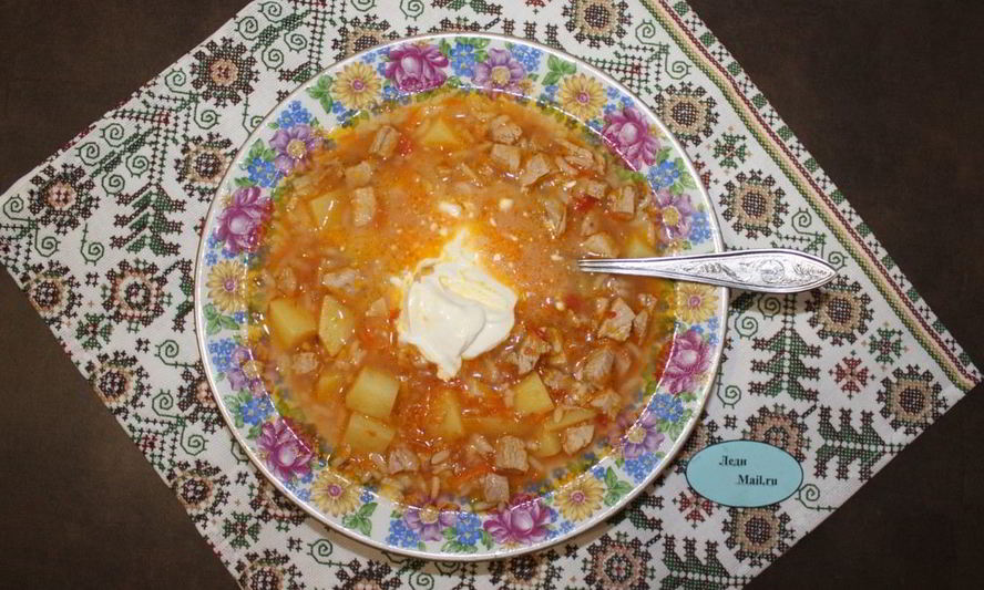 Рецепт супа с хреновиной