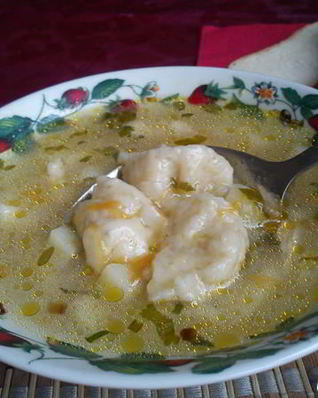 Суп с клецками