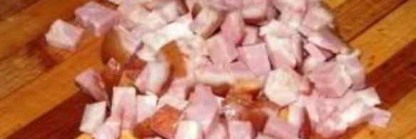 суп с копченым мясом