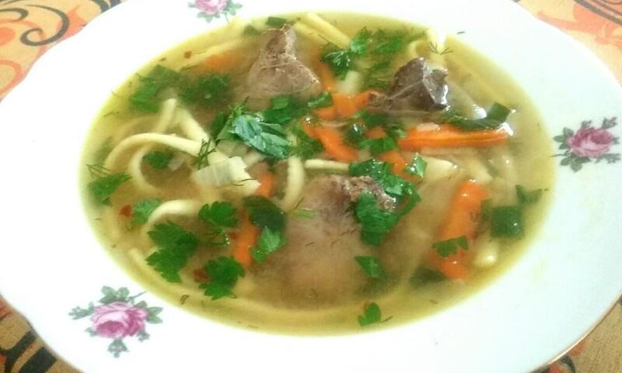 Рецепт супа с куриной печенью