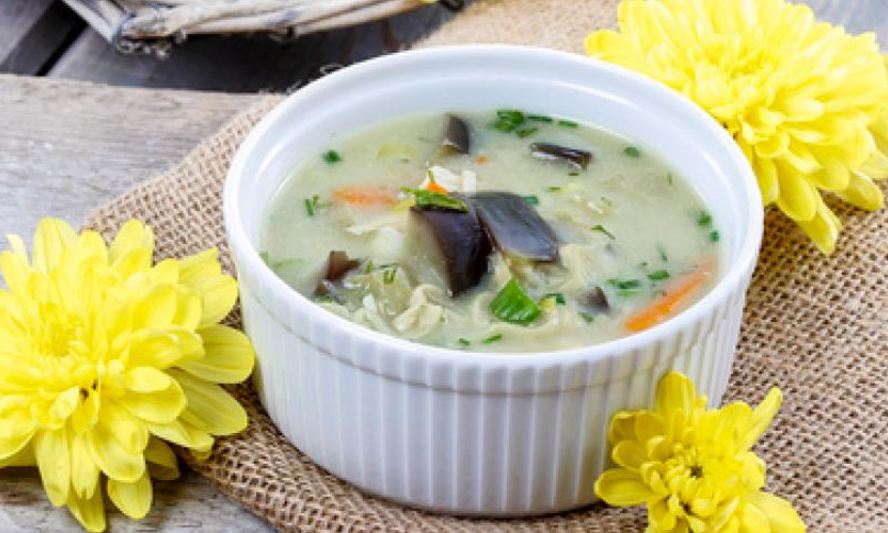 Рецепт супа с курицей и кокосовым соусом