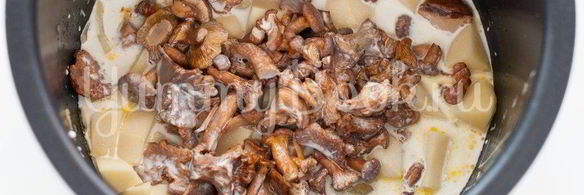 суп с лисичками в мультиварке