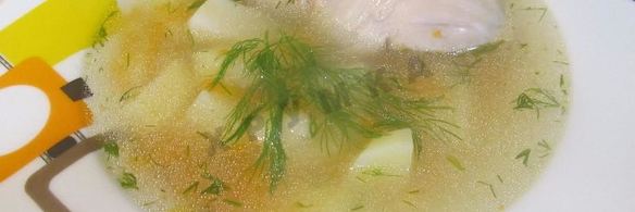 суп с овсяными хлопьями и курицей