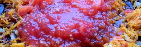 суп с перловкой и томатами