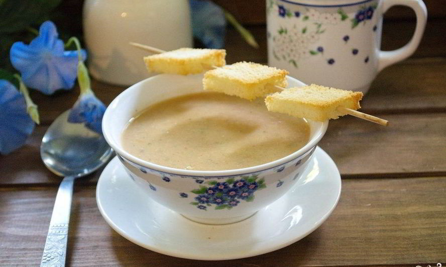 Рецепт супа с запеченными баклажанами