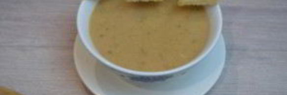 суп с запеченными баклажанами