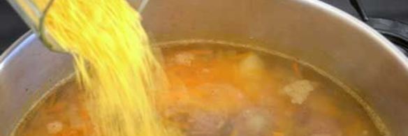 сырный суп с фрикадельками