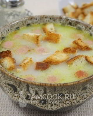 Сырный суп в мультиварке