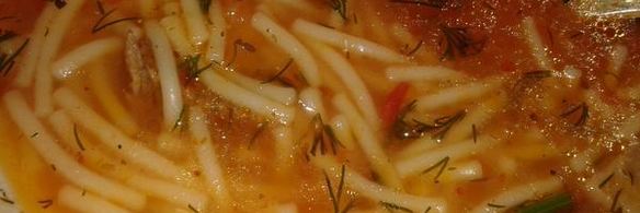 томатно-мясной суп