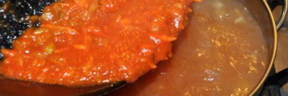 томатный суп с фасолью по-мексикански