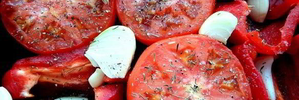 томатный суп с перцем и рисом